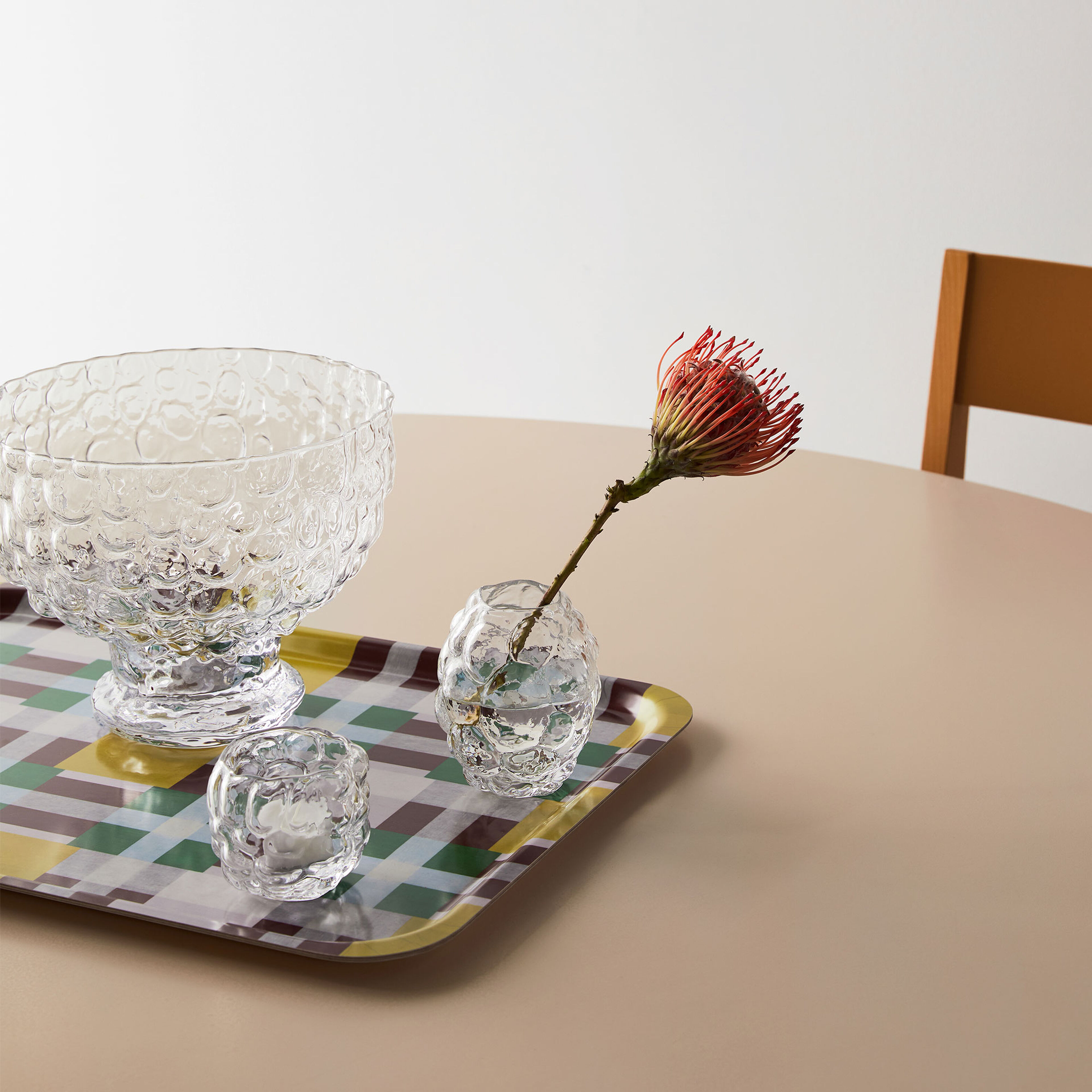 Moss ljuslykta 7,3 cm, klar