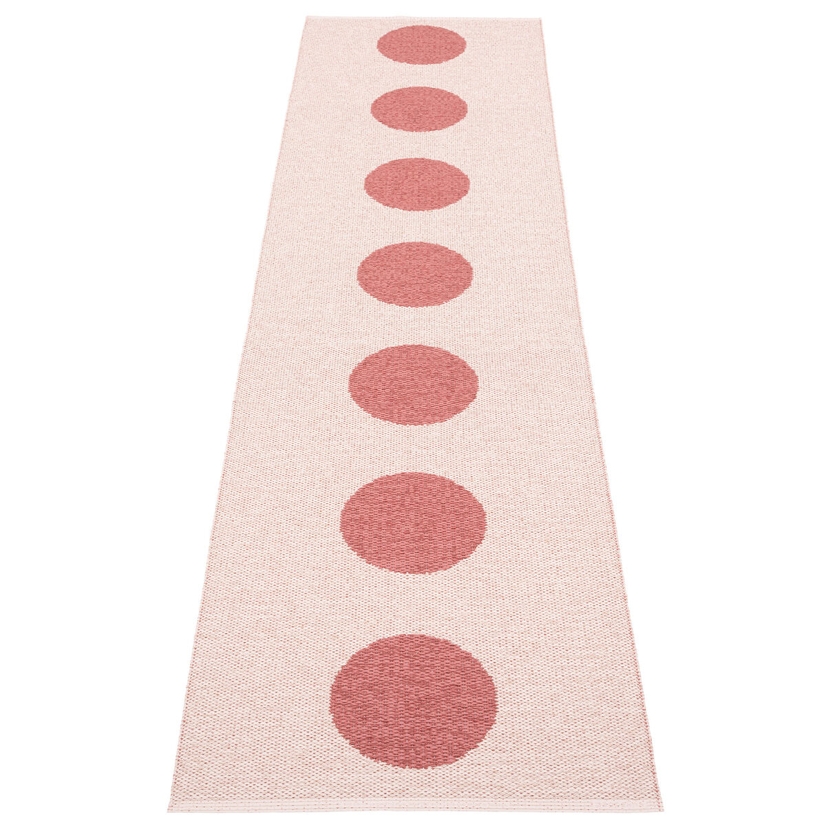 Pappelina Vera Pop matto 70 × 280 cm, blush/pink