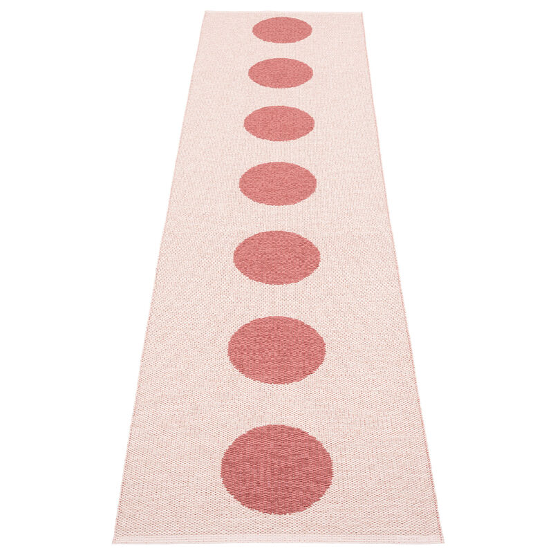 Pappelina Vera Pop matto 70 × 280 cm, blush/pink