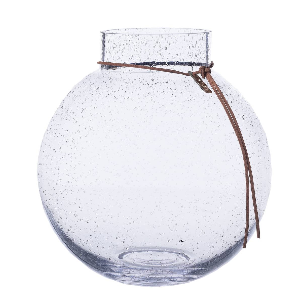 Bubblig glasvas 22 cm