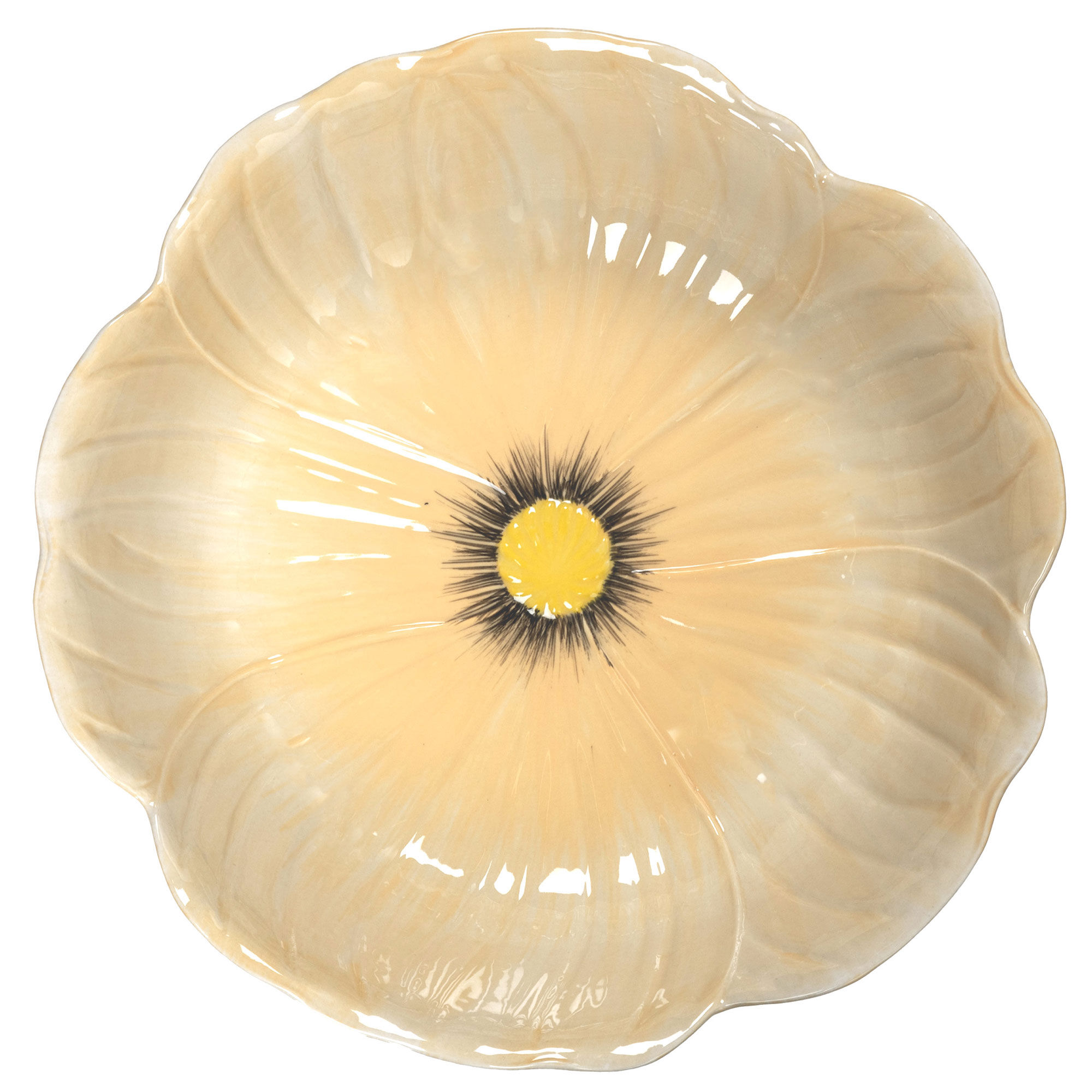 Byon Poppy kakfat på fot 26 cm, beige