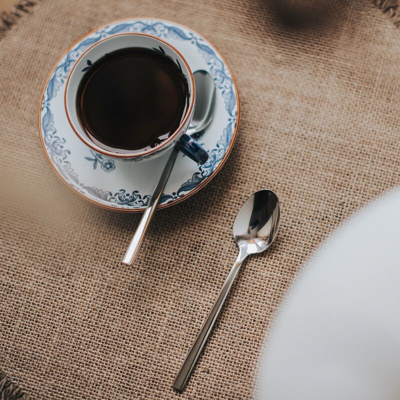 Victoria kaffeskjeer 6 stk x 14 cm, rustfritt stål