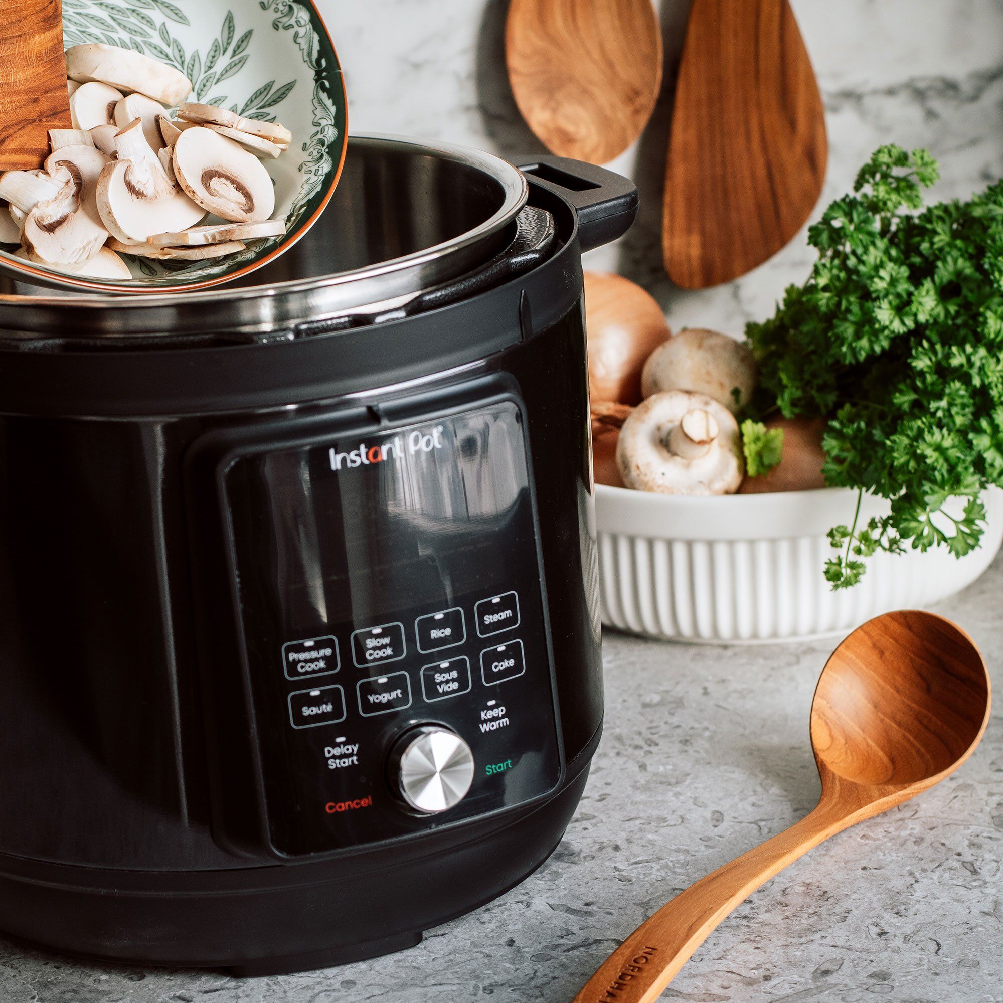 Soppslev 31 cm, teak