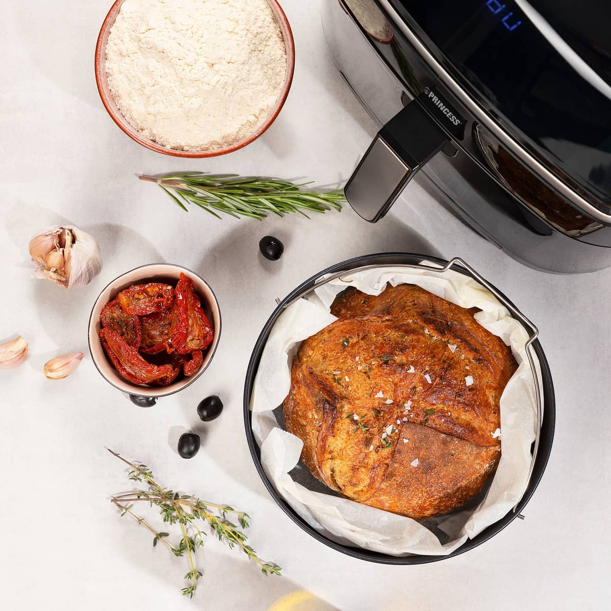 Steam airfryer 6,5 litraa