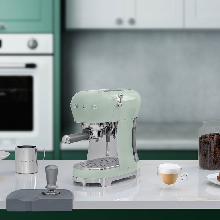ECF02 Espressomaskine, pastelgrøn