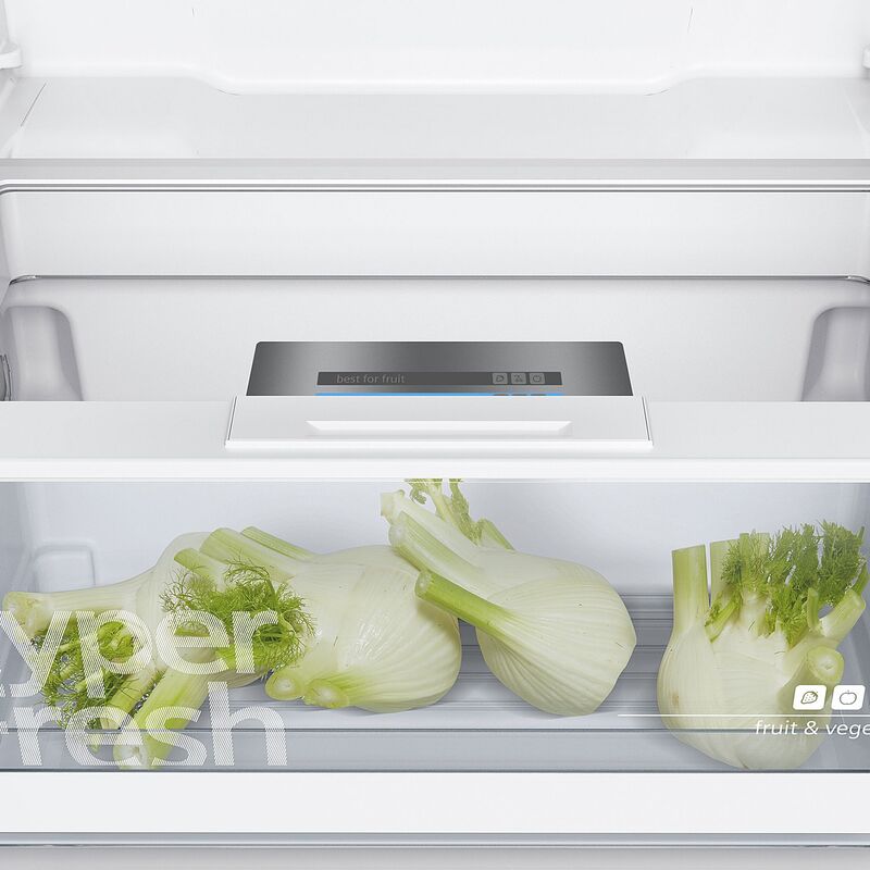 KS36VVIEP iQ300 integreret køleskab, børstet stål