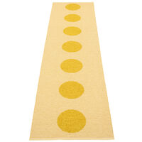Pappelina Vera Pop -matto 70 × 280 cm, mustard/yellow