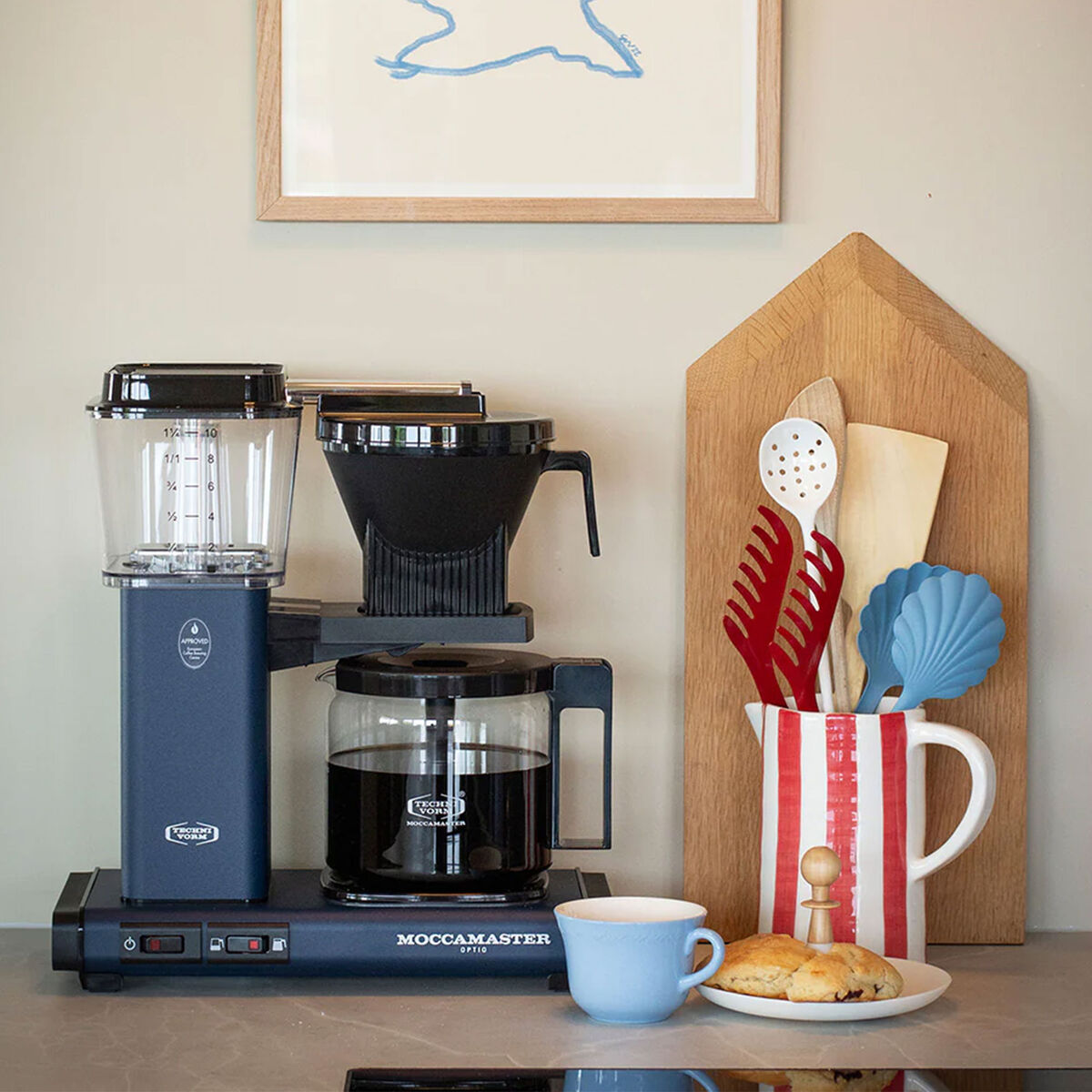 Optio kahvinkeittime, midnight blue