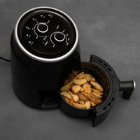 Silikonform till airfryer 18,5x14,5 cm, svart