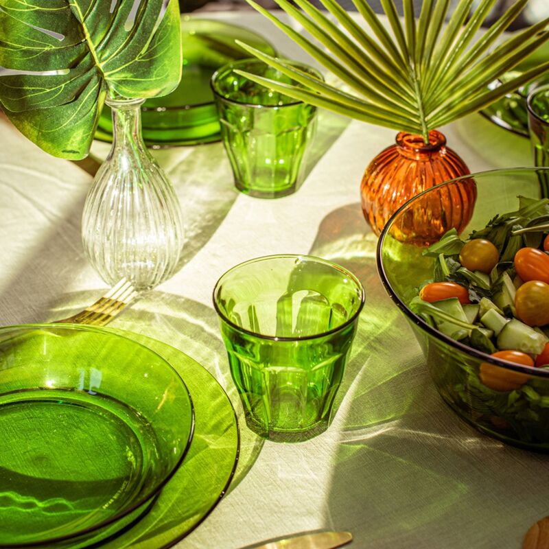 Duralex Picardie drikkeglas 25 cl 6-pak, grøn