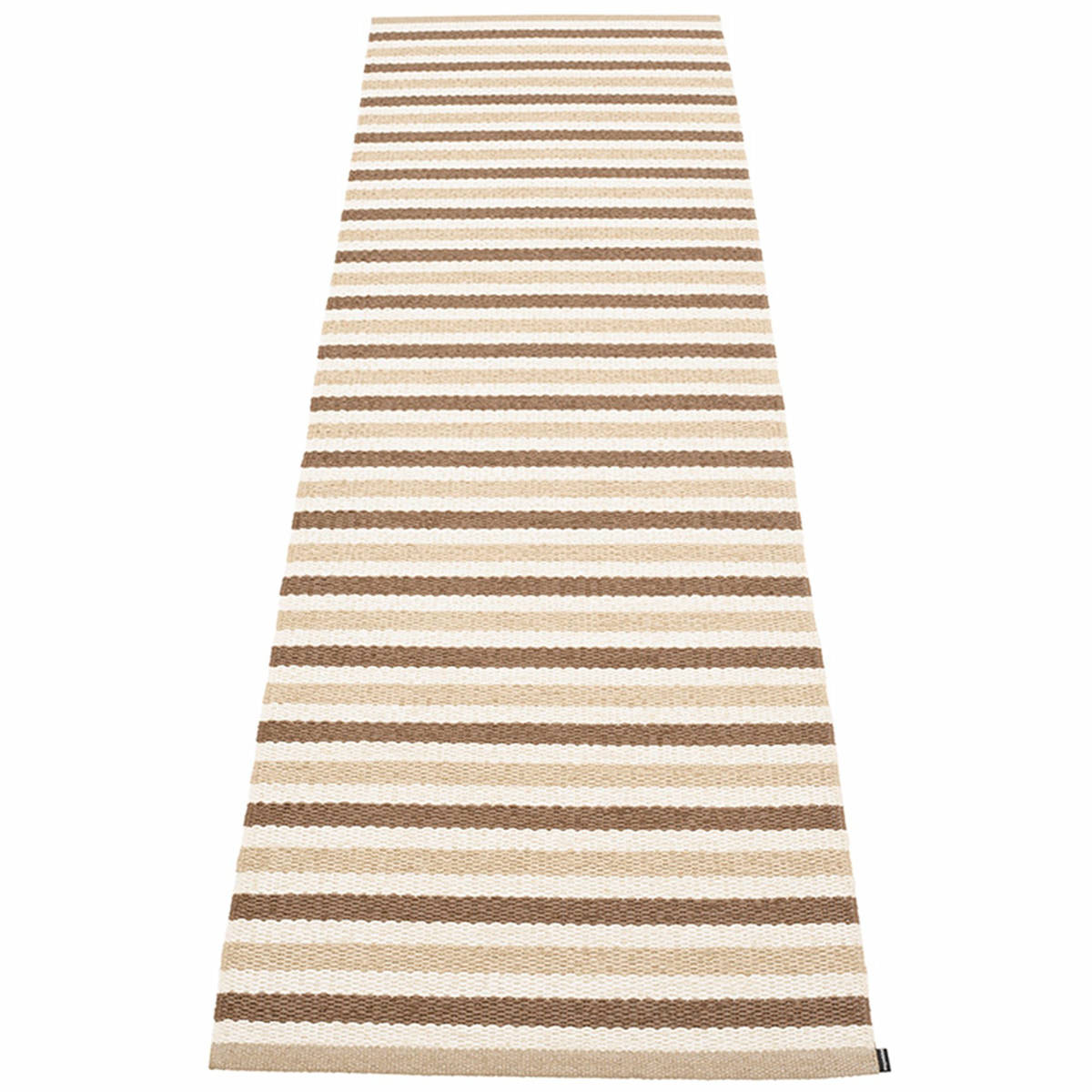 Teo gulvtæppe 70 cm x 240 cm, brown/beige/vanilla