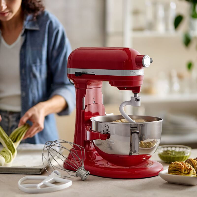 Köksmaskin med lyftarm 5,2 liter, röd