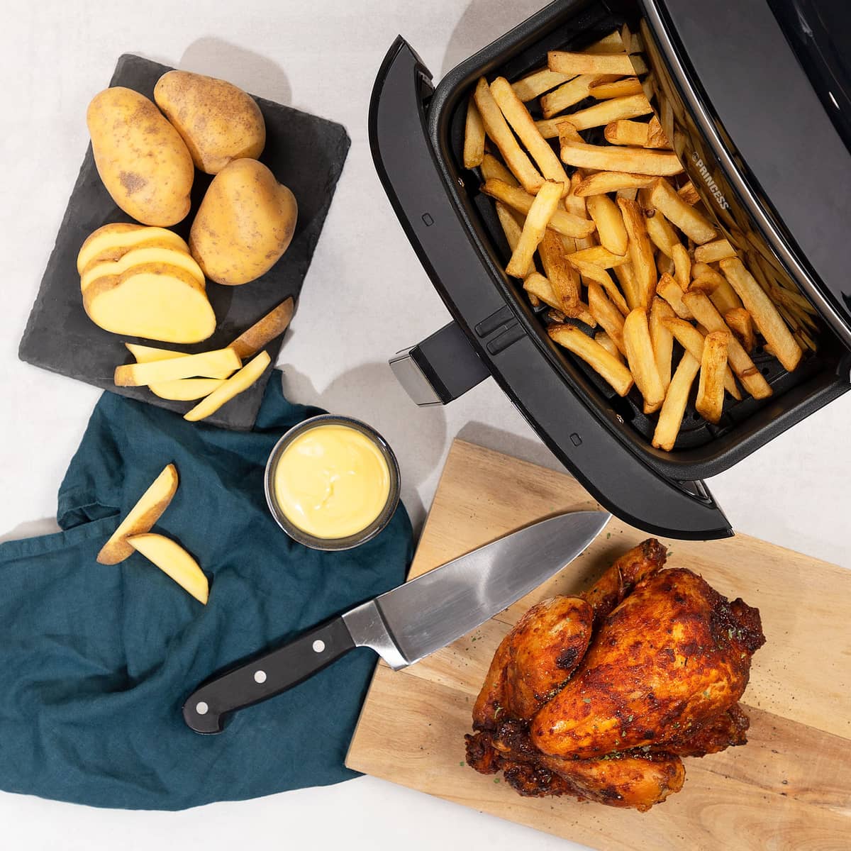 Steam airfryer 6,5 litraa