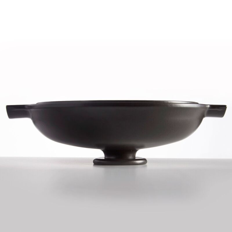 Rund gryte, mørkegrå