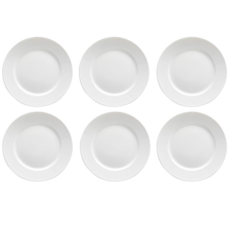 Rörstrand Swedish Grace Hvid Tallrik 27 cm 6-pak