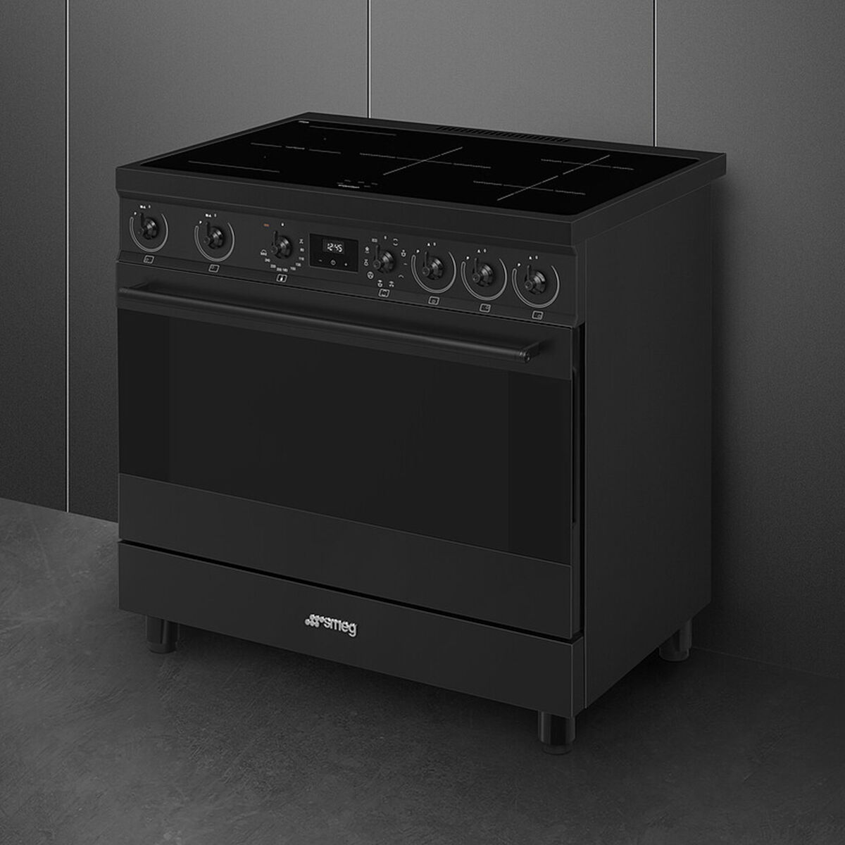Smeg C9IMN2 induksjonskomfyr 90 cm, svart