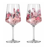 Sommersonett Birds vinglas, 2 st