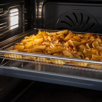 FHER6117CTAX3 Heritage dampovn med pyrolyse 80 liter, elfenbenshvid/krom