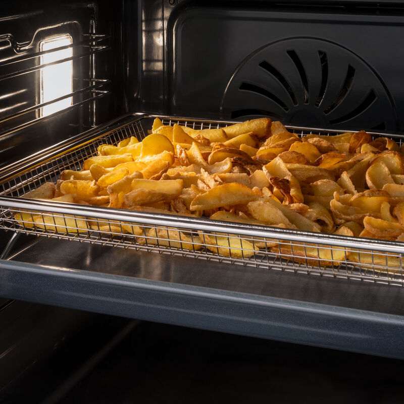 FHER6117CTAX3 Heritage ångugn med pyrolys 80 liter, elfenbensvit/krom