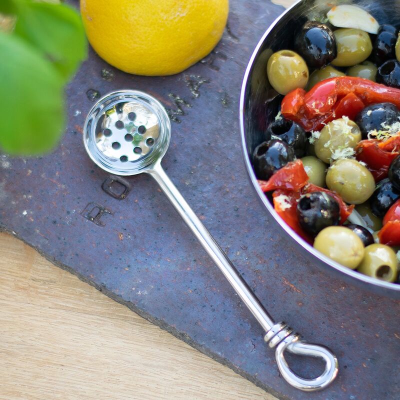 Polished Knot olivsked, 15 cm