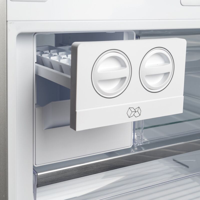 fristående kyl/frys 192 x 70 cm, rostfri