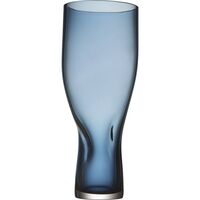 Squeeze vase 34 cm, blå