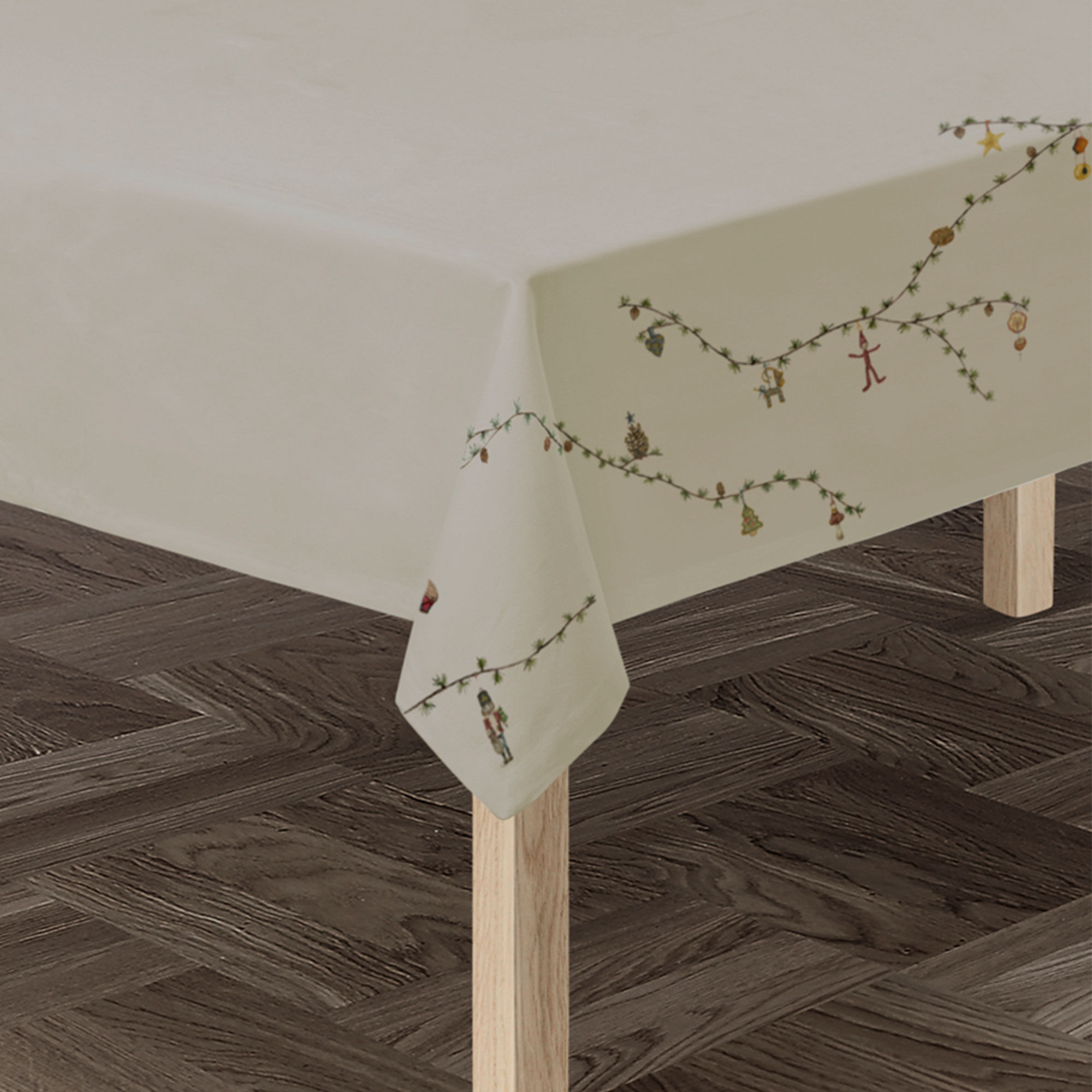 Kähler Hammershøi Juledug 150×320 cm, sand