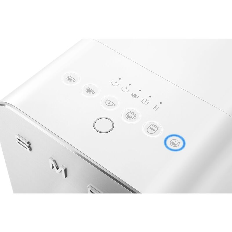 Fuldautomatisk espressomaskine, hvid