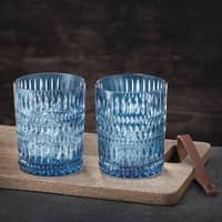Ethno tumblerglas 30,4 cl, vintage blue, 2 stk. 