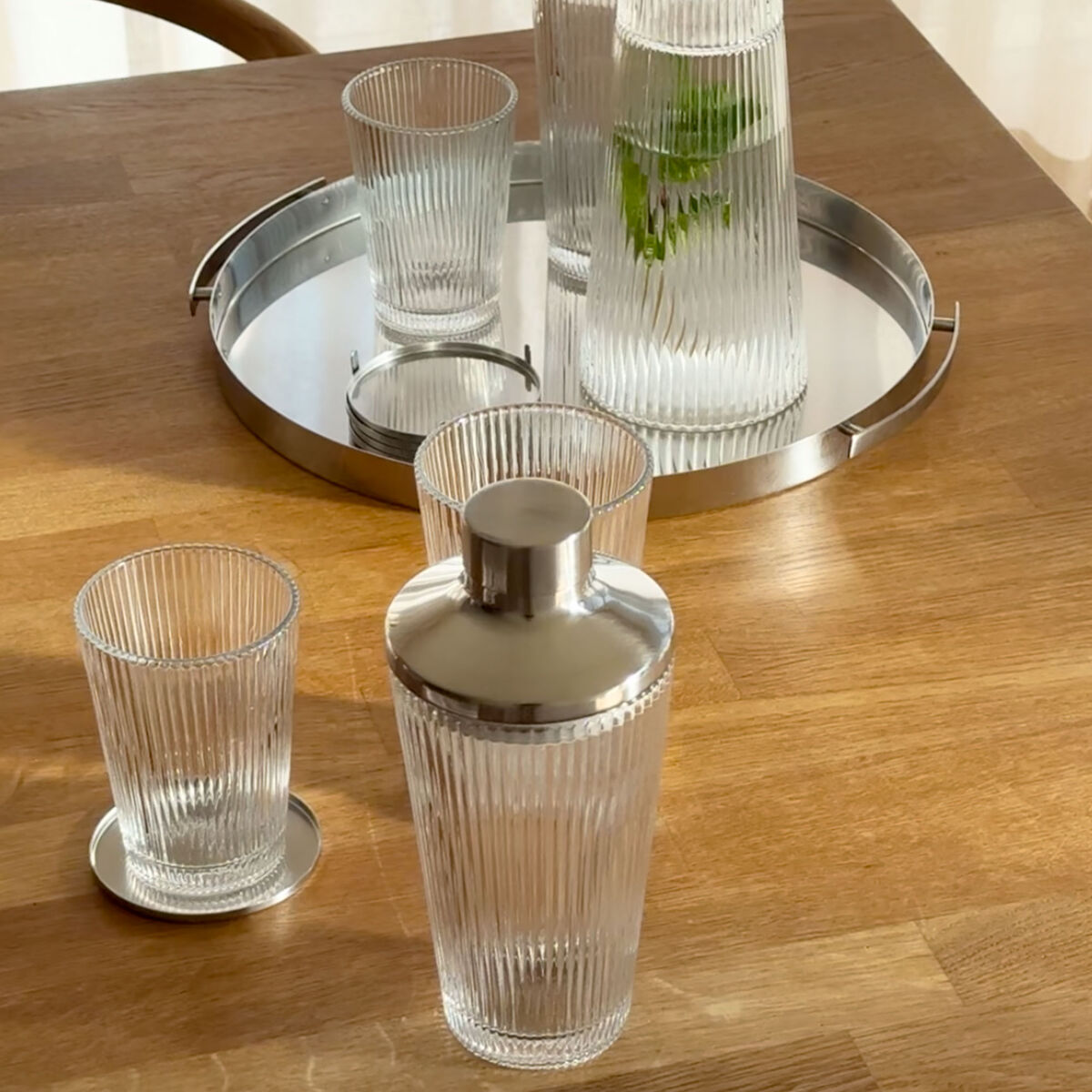 Pilastro cocktail shaker 40 cl, clear