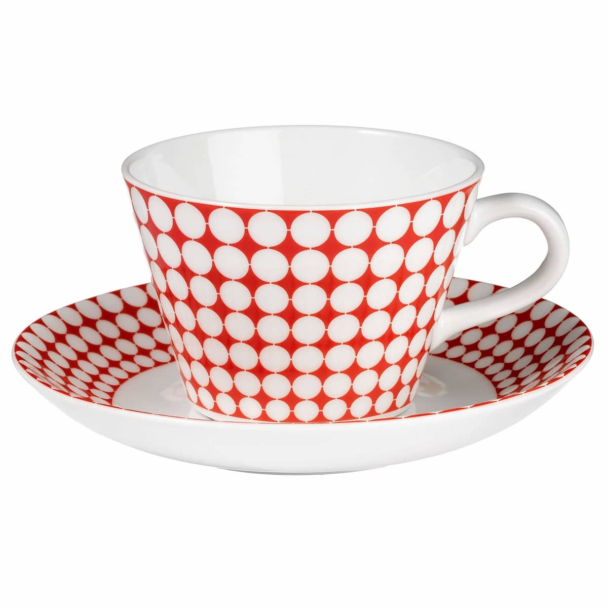Eva kaffekopp med fat, 15 cl