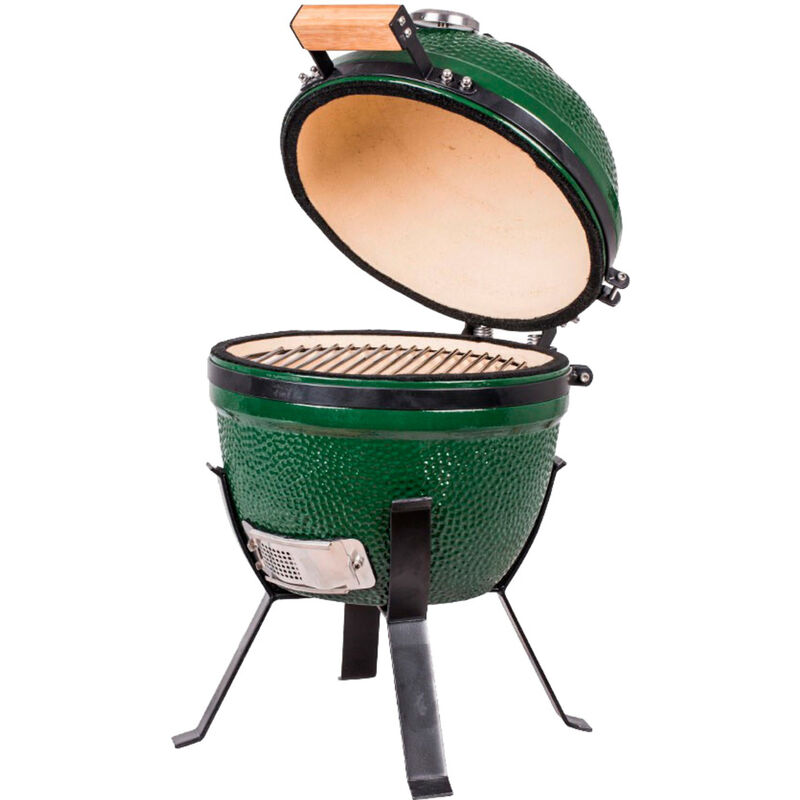 Mini kolgrill, grön