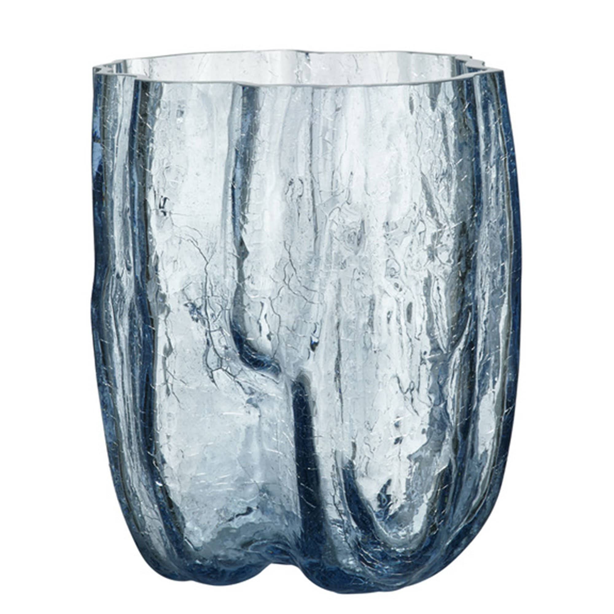 Crackle Vase 270 Circular Glass