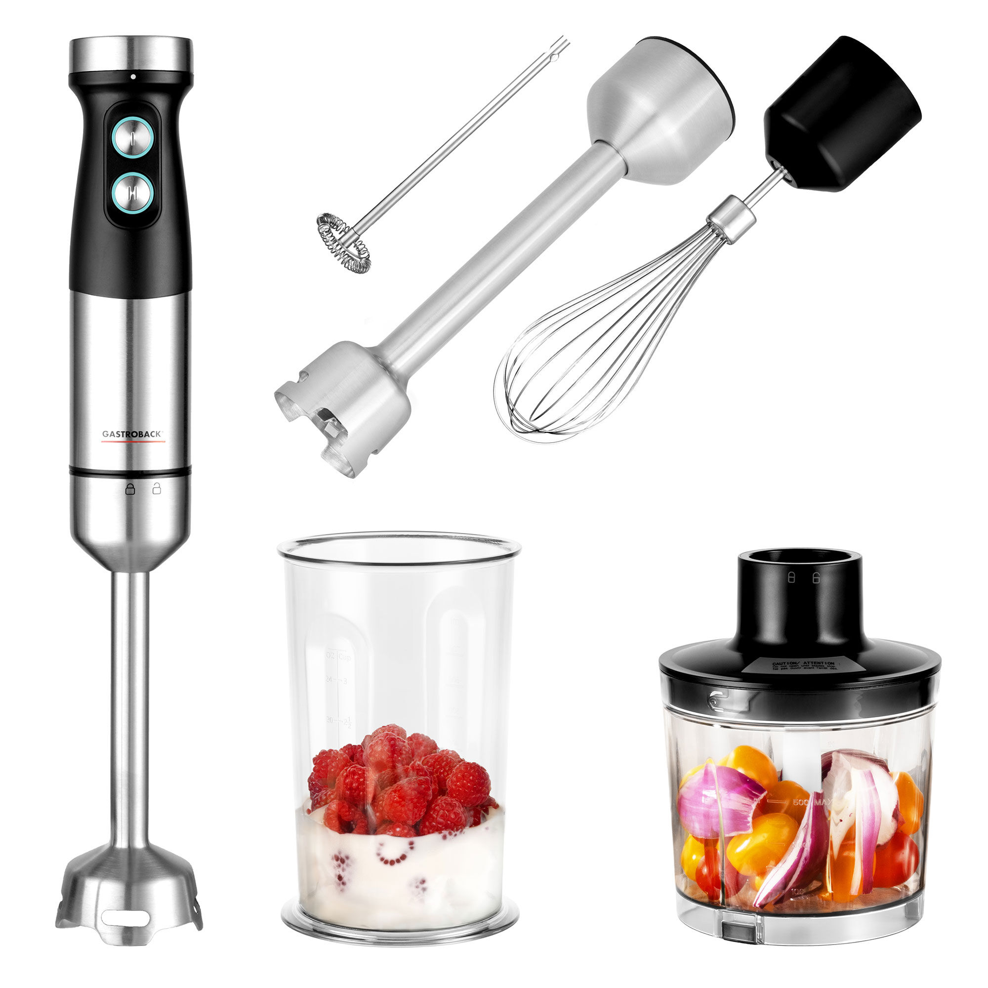 Gastroback Design Power 5-i-1 stavmiksersett