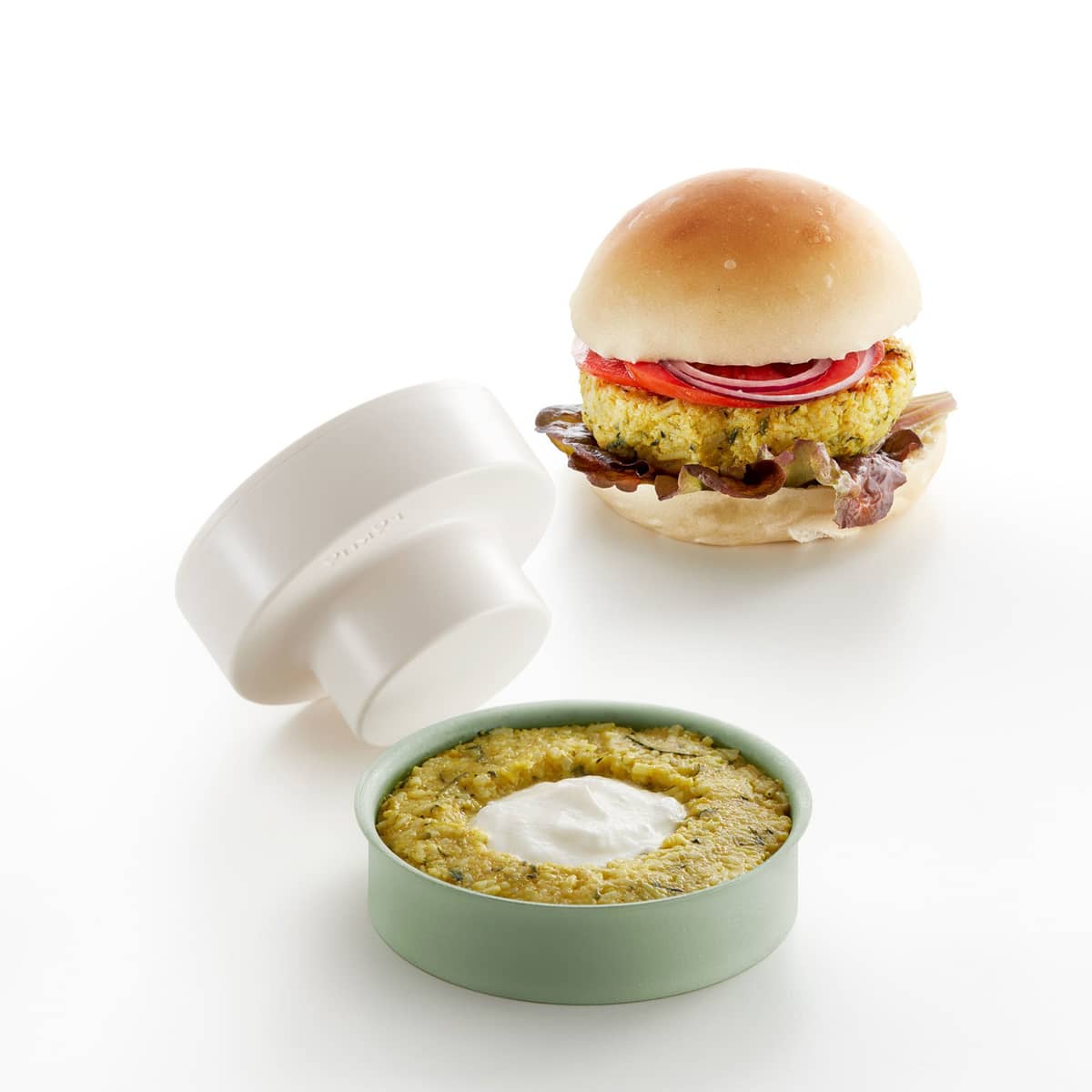 Veggie burgerpresser