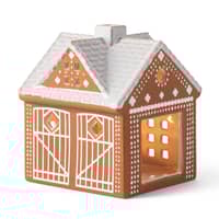 Gingerbread julstall ljushus, brun