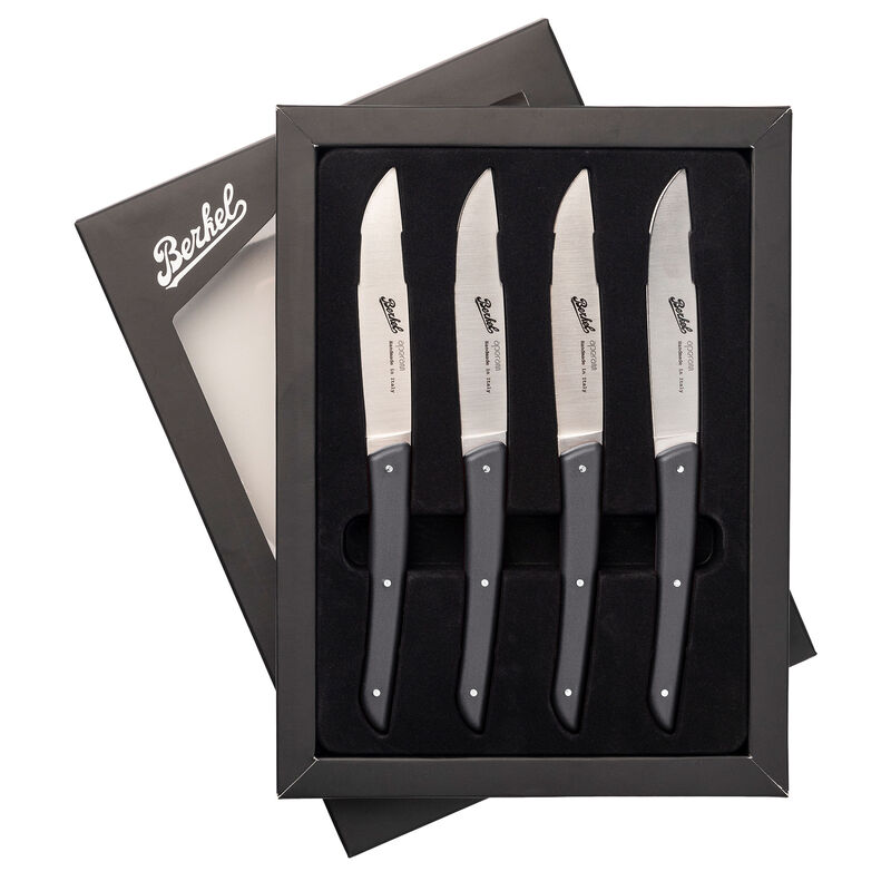 Steakkniv 4 stk, sort