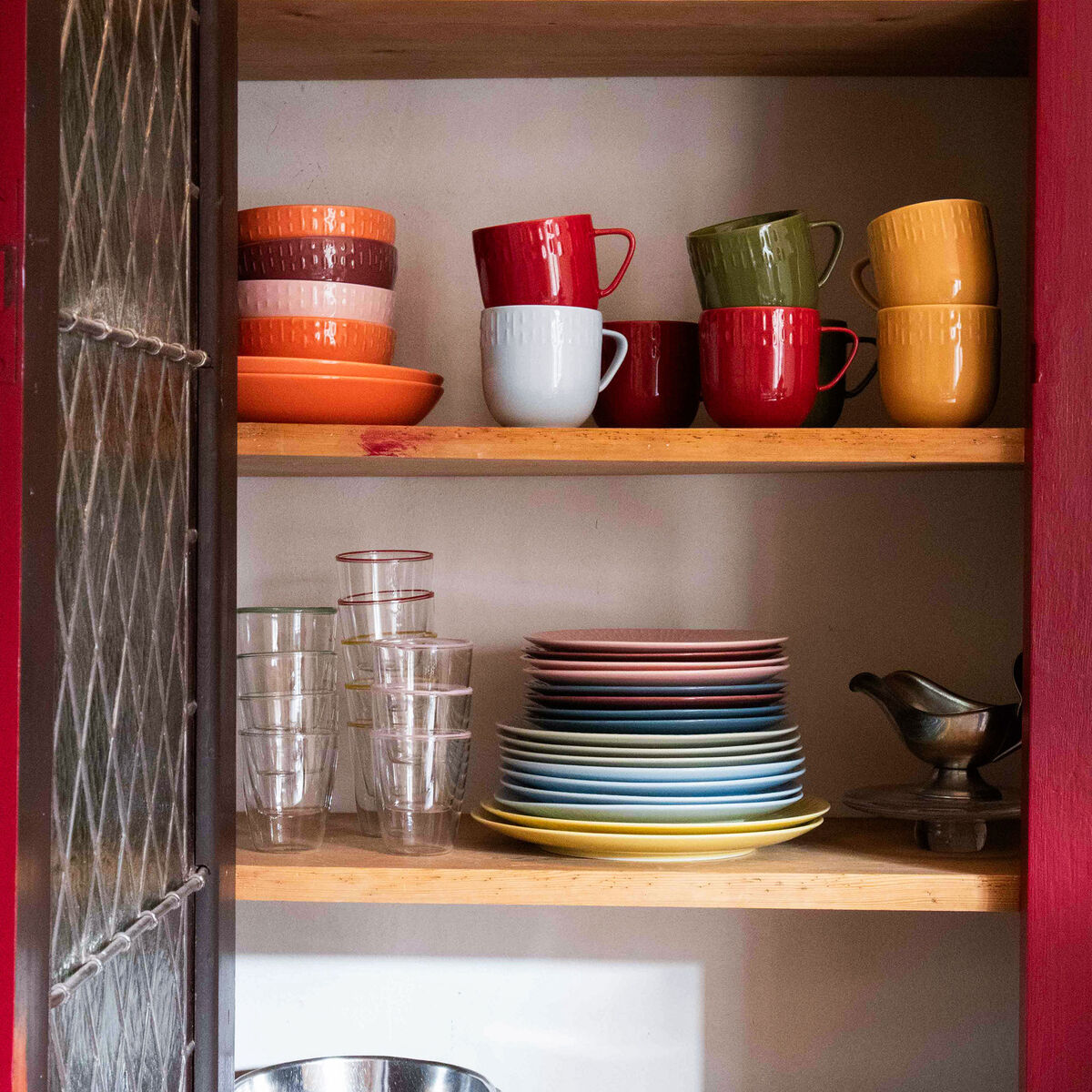 Confetti skål 14 cm, bordeaux