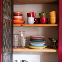 Confetti skål 14 cm, bordeaux