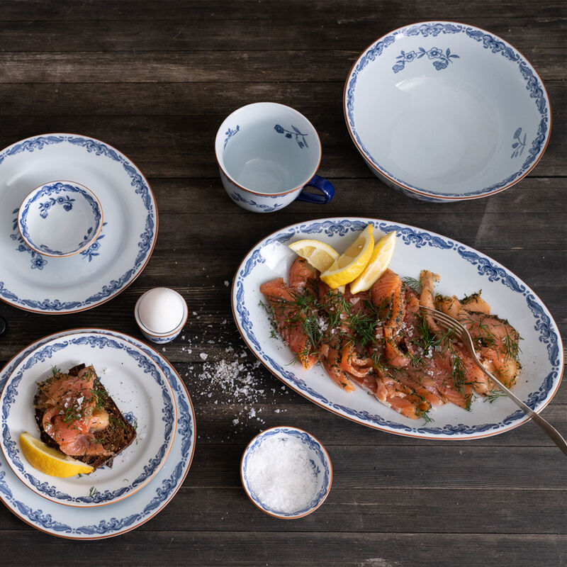 Ostindia Ovalt Serveringsfat 33 x 22 cm