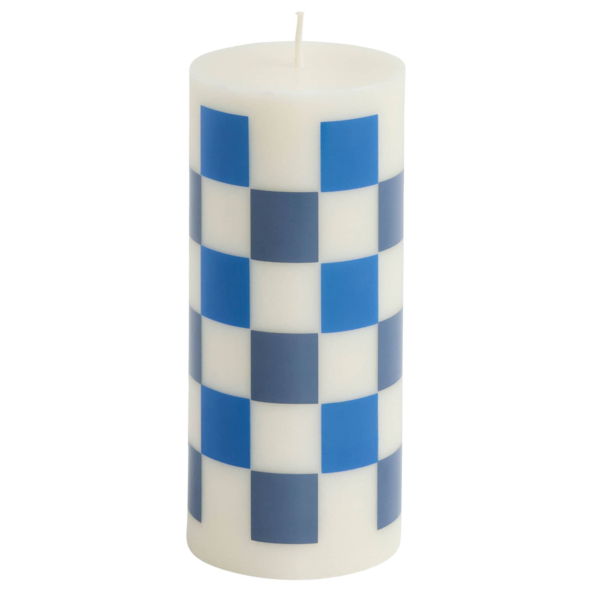 Alternativ bild 0 för HAY - Column Candle - Blockljus - Off White | Blues - H15 x D6,5 x W6,5 cm