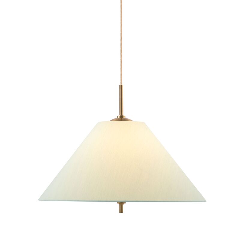 Iris pendel taklampa 25 cm, grön