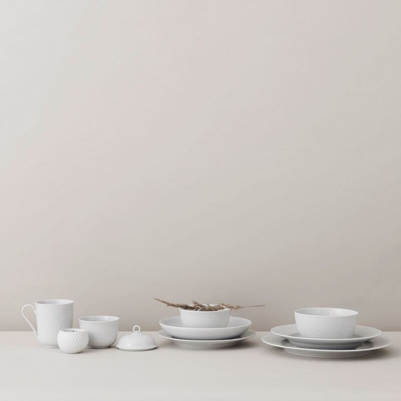 Rhombe-kulho 11 cm, valkoinen