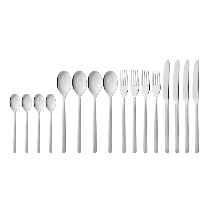 Still aterinsetti 16 osaa, matta/kiillotettu teräs