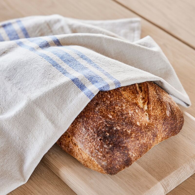 Linu serviet, blå, 2 stk.