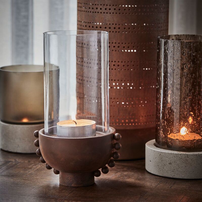 Manet ljusstake, bränd röd