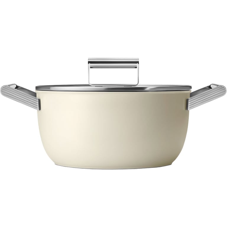 Kastrull m/lock 24 cm, creme