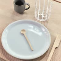 Yuka frokosttallerken, offwhite, pakke med 2