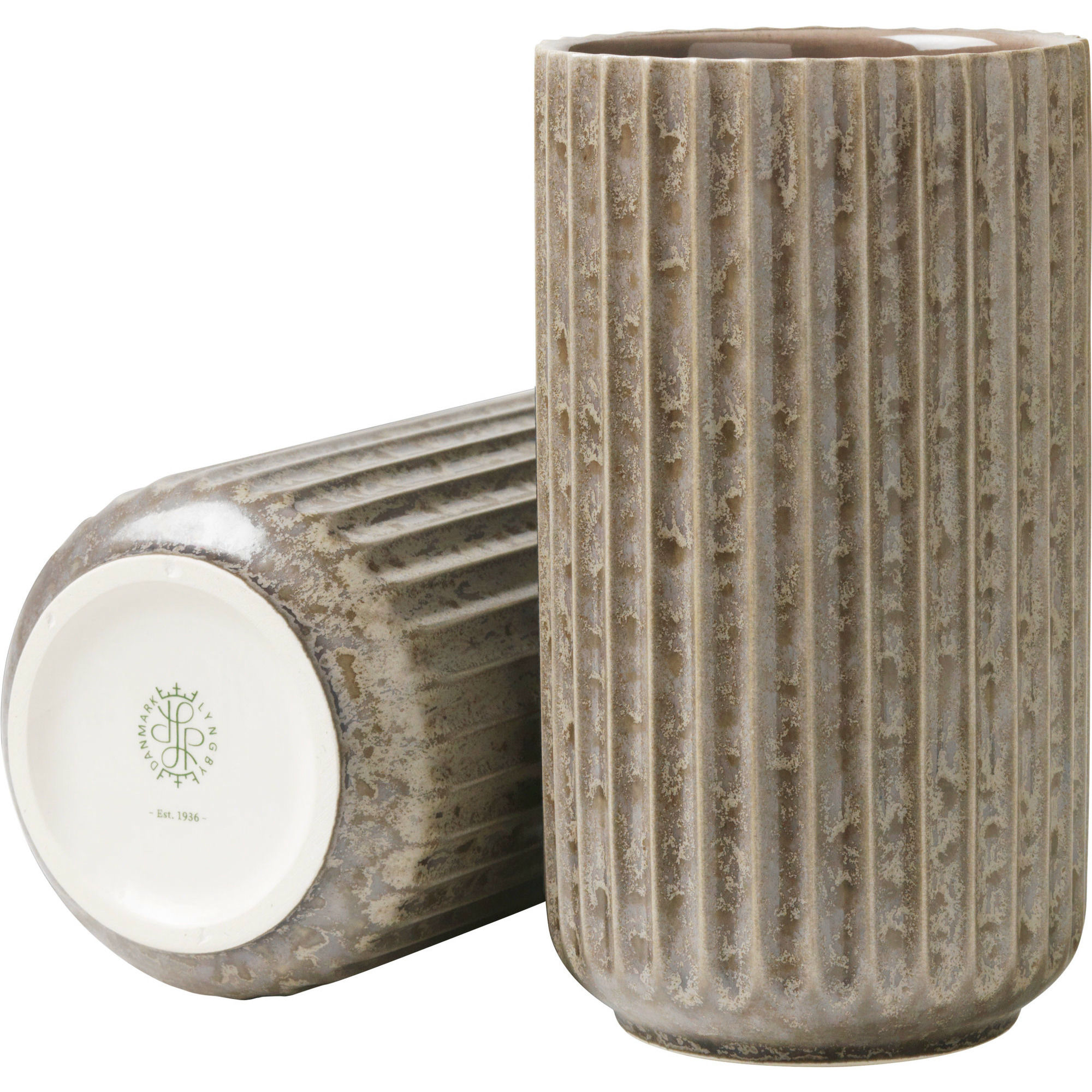 Produktfoto för Lyngby Porcelæn Radiance Lyngbyvasen 15 cm Grå