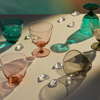 Flow vattenglas 35 cl, emerald green
